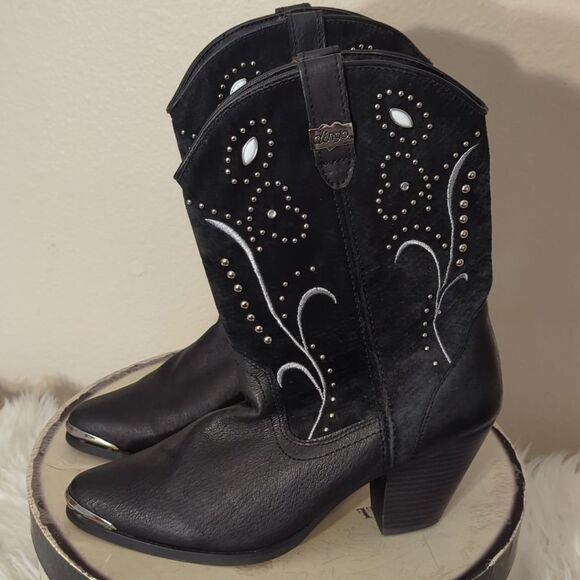 dingo Shoes - Dingo Leather Embellished Cowboy Boot